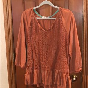 Burnt orange top